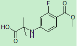 Benzoic acid, 4-?[(1-?carboxy-?1-?methylethyl)?amino]?-?2-?fluoro-?, 1-?methyl este