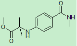 Alanine, N-?[4-?(aminocarbonyl)?phenyl]?-?2-?methyl-?, methyl ester