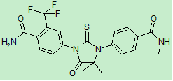 Benzamide, 4-?[3-?[4-?N-formyl-?3-?(trifluoromethyl)?phenyl]?-?5,?5-?dimethyl-?4-?oxo-?2-?thioxo-?1-?imidazolidinyl]?-?N-?methyl-