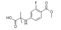 Benzoic acid, 4-?[(1-?carboxy-?1-?methylethyl)?amino]?-?2-?fluoro-?, 1-?methyl este