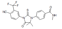 Benzamide, 4-?[3-?[4-?cyano-?3-?(trifluoromethyl)?phenyl]?-?5,?5-?dimethyl-?4-?oxo-?2-?thioxo-?1-?imidazolidinyl]?-?N-?methyl-