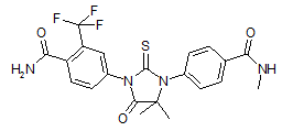 Benzamide, 4-?[3-?[4-?N-formyl-?3-?(trifluoromethyl)?phenyl]?-?5,?5-?dimethyl-?4-?oxo-?2-?thioxo-?1-?imidazolidinyl]?-?N-?methyl-