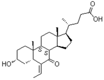 (E)-3α-羥基-6-亞乙基-7-酮-5β-膽-24-酸