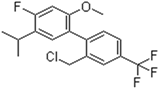 2'-(氯甲基)-4-氟-2-甲氧基-5-異丙基-4'-(三氟甲基)聯(lián)苯